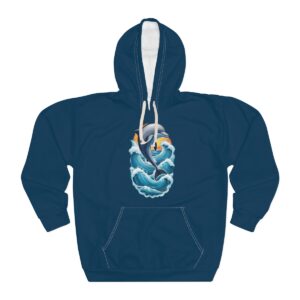 Blue Hoodie - Dolphin