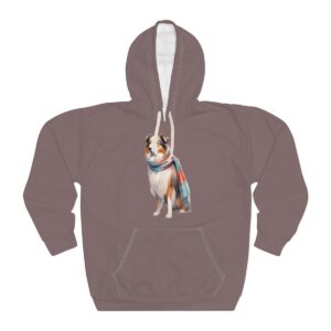 Unisex Pullover Hoodie Dog featuring Australian Shepherd design