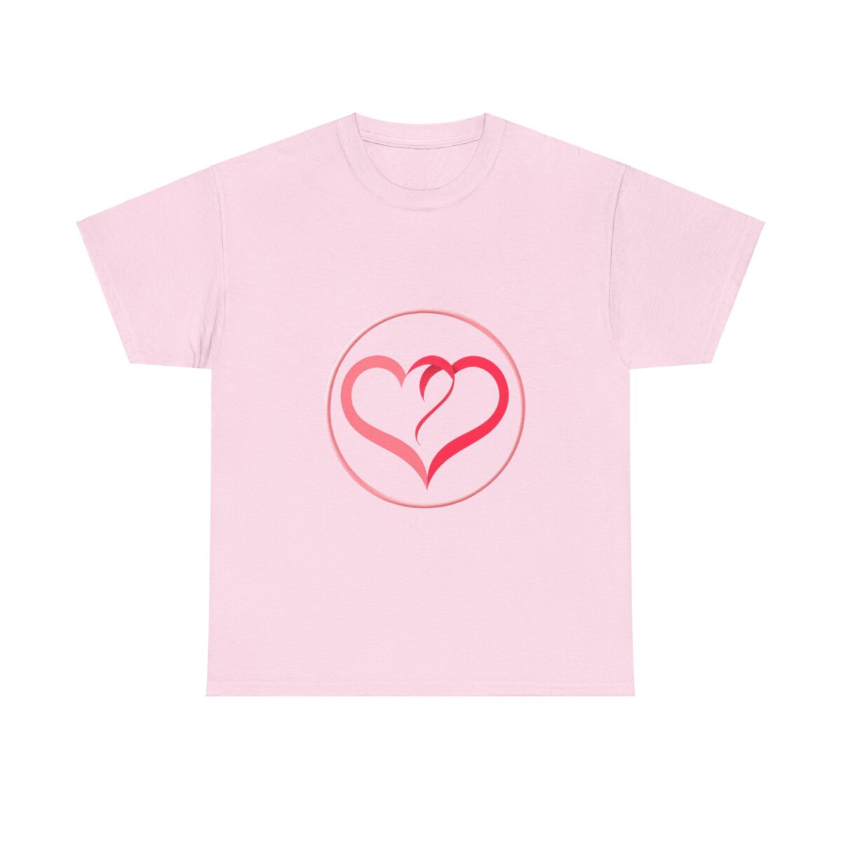 Girlfriend T Shirt with heart motif, pink, stylish and comfortable design.