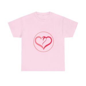 Girlfriend T Shirt with heart motif, pink, stylish and comfortable design.