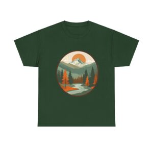 National Park T Shirts featuring scenic mountain and forest designs