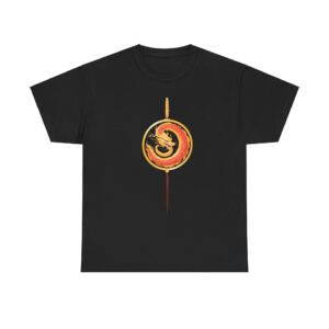 Keep Cantonese T Shirt with bold dragon-inspired design symbolizing cultural heritage.