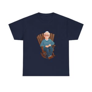 Grandad T Shirts featuring a grandad sitting in a rocking chair design