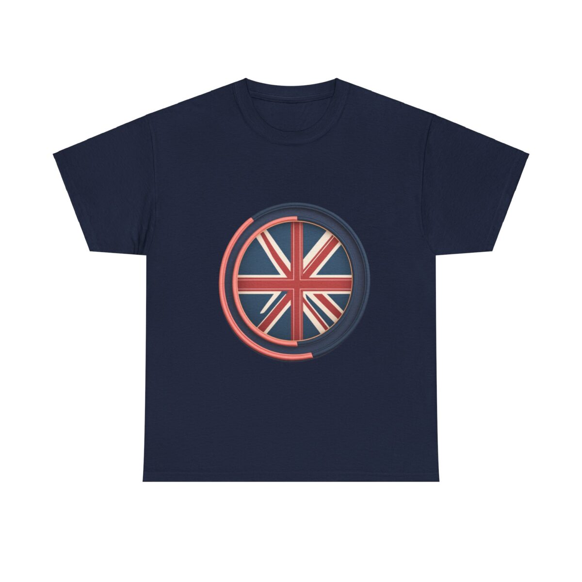 Medium T Shirt UK with bold Union Jack-inspired design