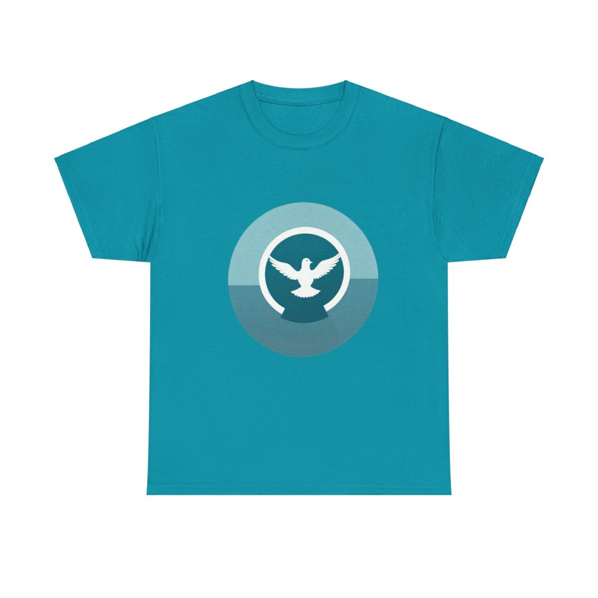 Dove-themed Christian Graphic T Shirts featuring a minimalist design.