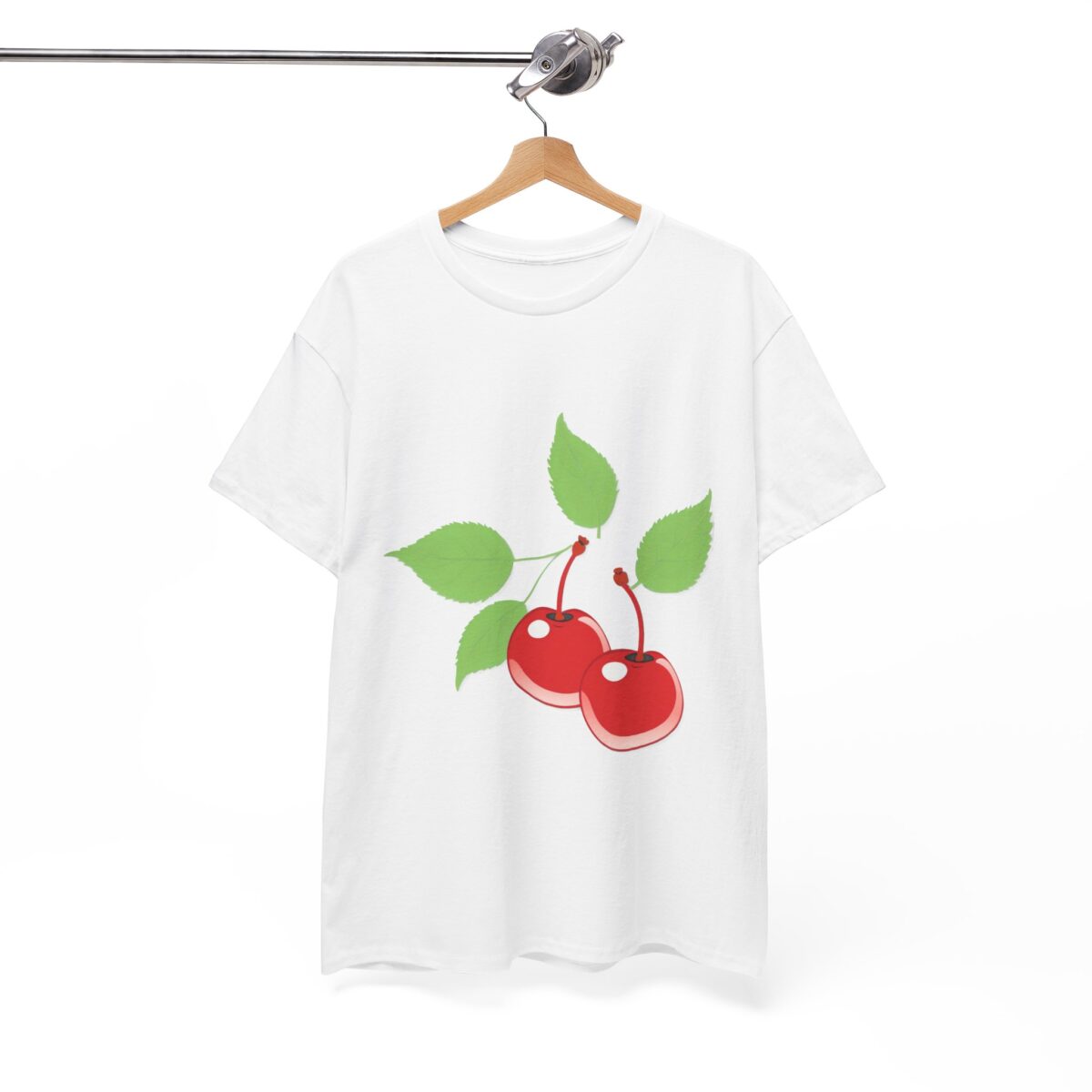 Hanging Cherry T-Shirt with vibrant cherry design