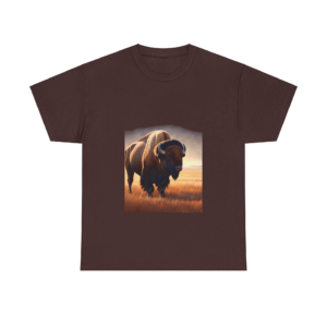 American Bison T-Shirt featuring a bold bison design