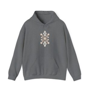 Rhinestone hoodie with a sparkling front design and a cozy fit.