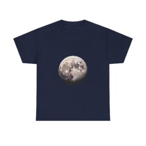 Full Moon Logo T-Shirt with a detailed moon graphic on a simple, soft fabric