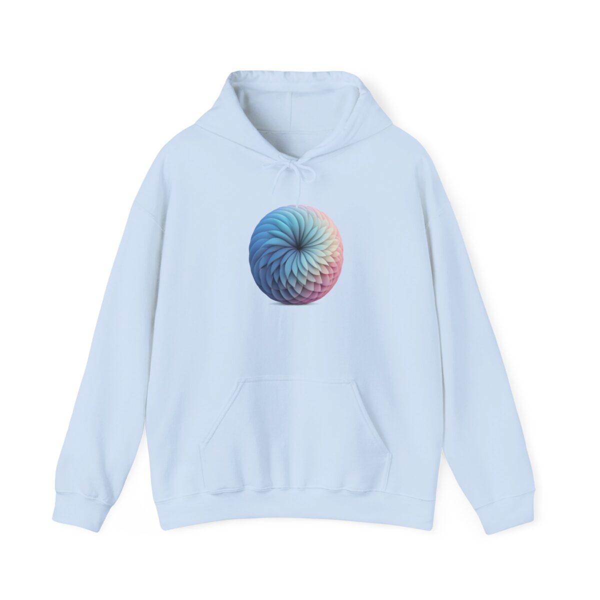 Puff print hoodie with bold 3D design