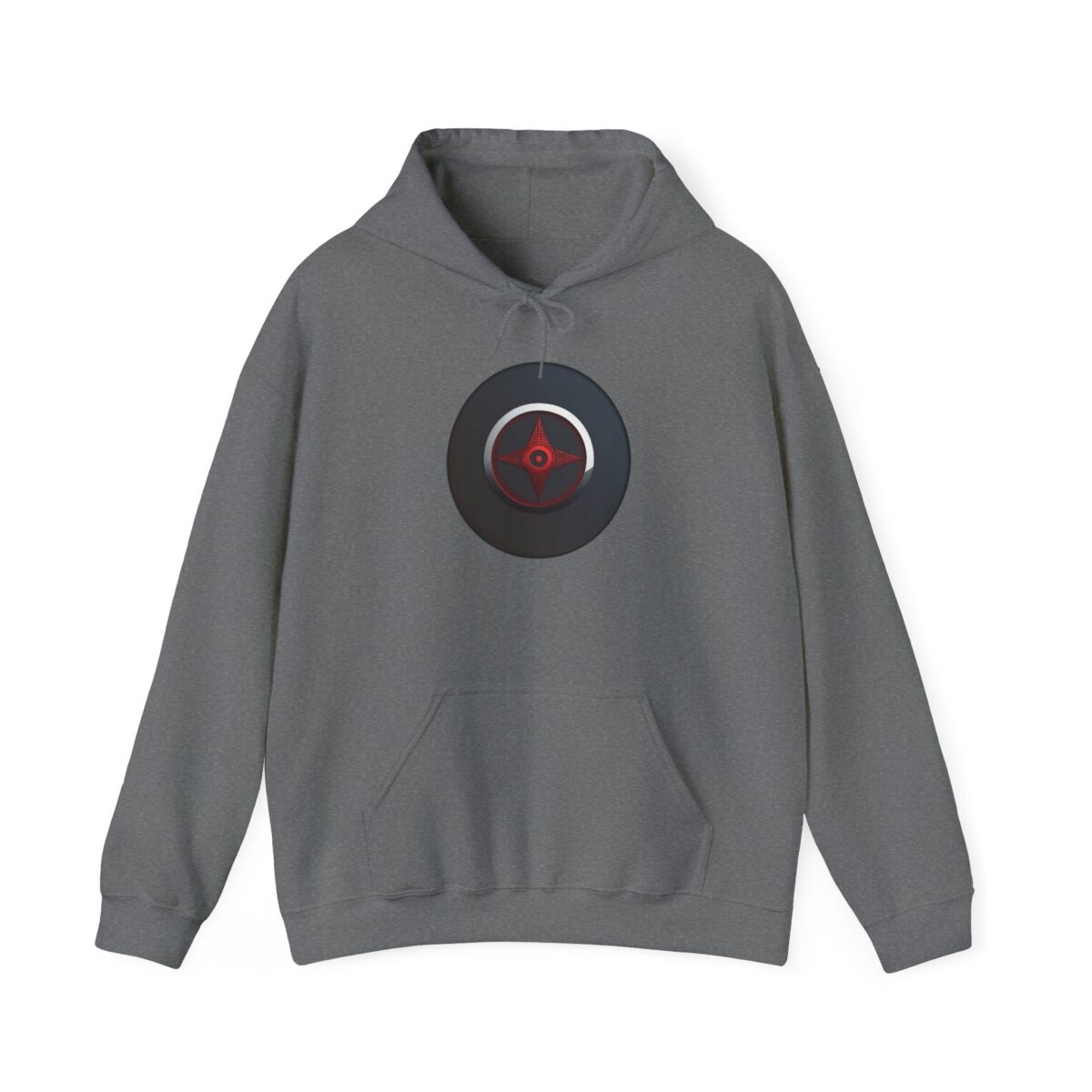 Tactical hoodie with printed design on the chest
