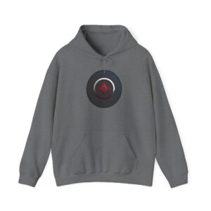 Tactical hoodie with printed design on the chest