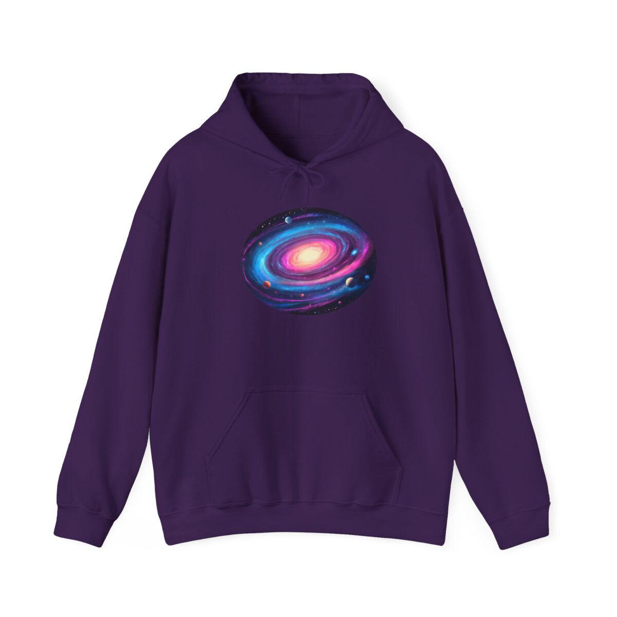 Galaxy hoodie with a vibrant cosmic design.