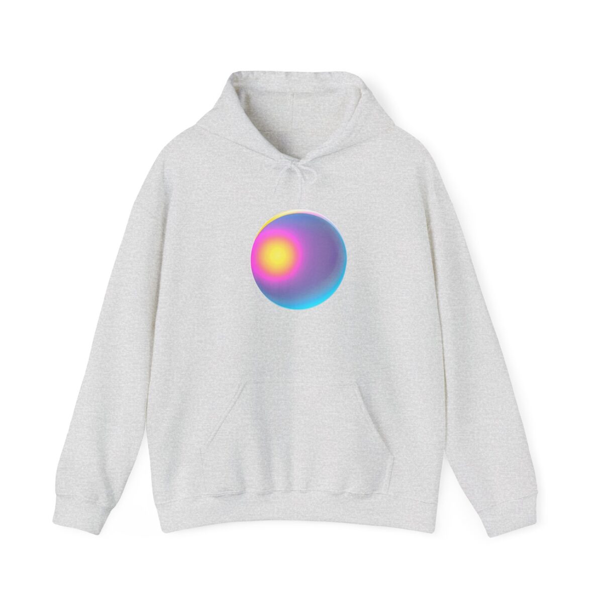 Unisex light hoodie with colorful design for lightweight comfort